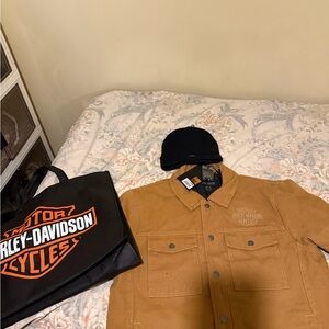 Harley-Davidson Brown Jacket with Logo